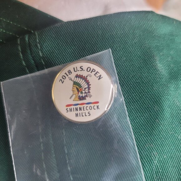 2018 US Open Shinnecock Hills Golf Hat with Pin USGA Member NEW - Picture 6 of 9